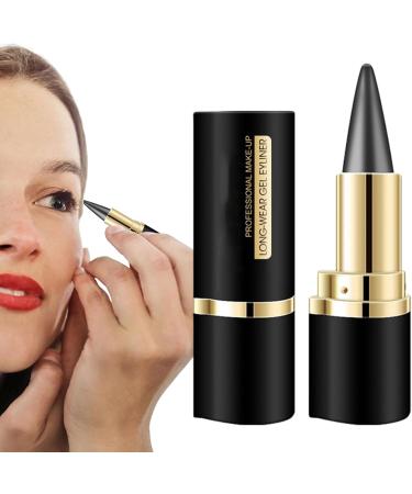 Longwear Eyeliner Pencil | Eyeliner Gel Stick Makeup Eye-Liners Waterproof Matte Black Eye-Liner Pencil Quick Drying Eyeliner Gel Stick for Girls Women Fulenyi - Buy Online on GoSupps.com