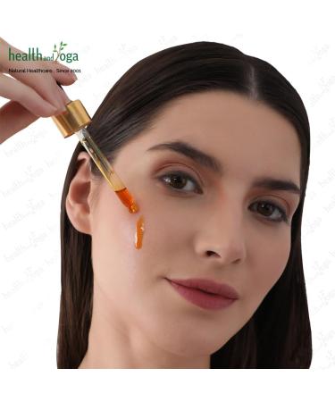 HealthAndYoga Kumkumadi Face Glow Oil - 100% Ayurvedic - Boosts glow & brightens Skin - Anti-Aging - Reduces dark spots pigmentation - For all Skin types - 30 ml - Buy Online on GoSupps.com