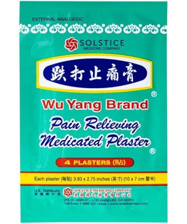 Wu Yang Pain Relieving Medicated Plaster: External Analgesic by Solstice Medicine - Buy Online on GoSupps.com