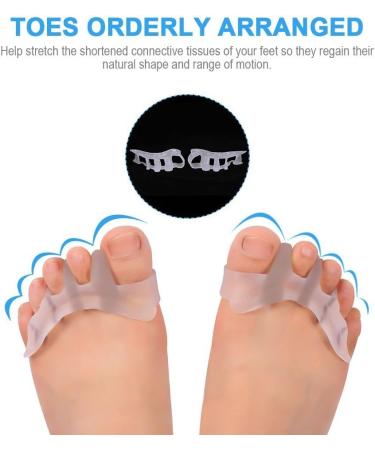 Soft Silicone Gel Toe Separator for Hallux Valgus Relief - Bunion Spreader for Men & Women | International Shipping Available - Buy Online on GoSupps.com