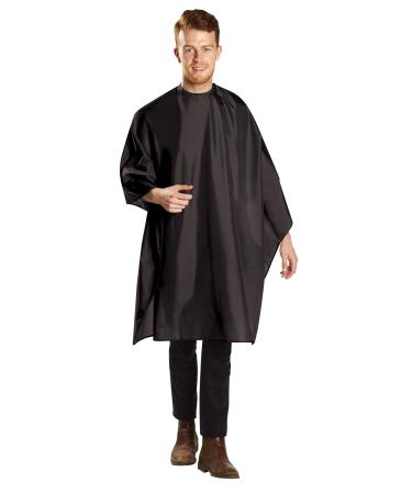 BaBylissPRO Deluxe Cutting Cape with Snap Closure Extra-Large Black