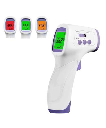HD-Line Digital Thermometer-Tat-free pistol for the temperature measurement of body objects space-LCD display with 3 color modes lighting acoustic fever alarm immediate more precise display