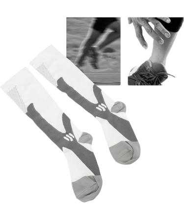 Hiraith Athletic Compression Socks - Comfortable Muscle Shock Absorption for Sports (L/XL 35-39) | International Shipping Available - Buy Online on GoSupps.com