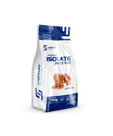 INSPORT Nutrition PERFECT ISOLATE PROTEIN - Professional Sports Supplement - Protein Isolate - BCAA - EAA - Pure WPI - 23 Servings - 700g Powder - Taste: (Salted Caramel)
