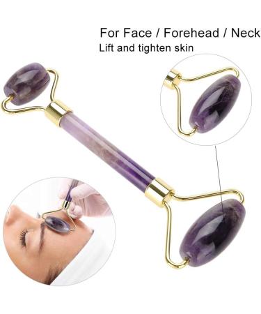 Ververt Touch Jade Roller & Amethyst Face Massager - Anti-Wrinkle Anti-Aging Tool for Face & Eyes - International Shipping Available - Buy Online on GoSupps.com
