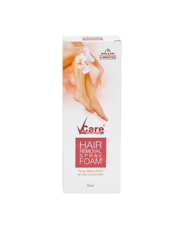5-Minute Hair Removal Cream for Bikini Line & Underarms - Effective Spray Foam (50ml) | Fast Shipping Worldwide - Buy Online on GoSupps.com
