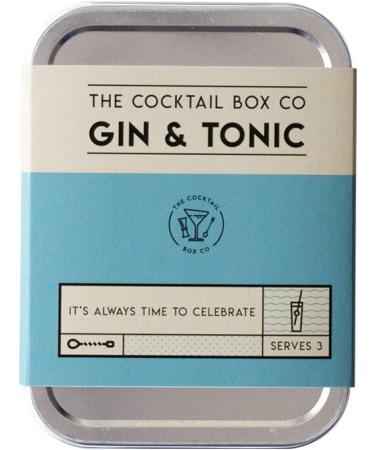 Premium Gin & Tonic Cocktail Kit by The Cocktail Box Co. - Hand Crafted Cocktails - Great Gift & Travel Companion (1 Kit) - Buy Online on GoSupps.com