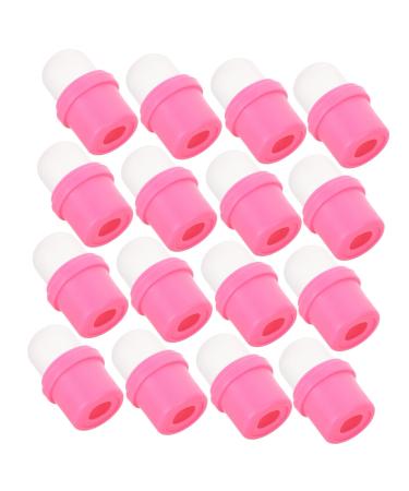 20 pi ces Caps Silicone pour Dissolvant Vernis Gel R utilisables Outil Manucure Enl vement Vernis Semi-permanent Caps de Trempage Ongles pour Nettoyage Facile Domicile et Salon