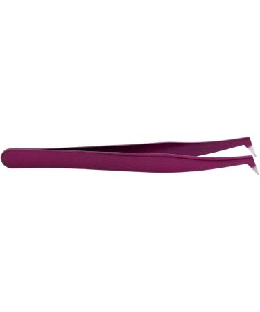GUIJIALY Pro Beauty Precise Straight Curved Eyebrow Eyelashes Extension Tweezers Purple - Buy Online on GoSupps.com