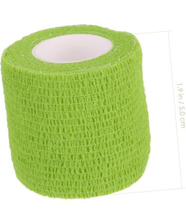 FOMIYES Pet Sports Fixing Bandages - Self-Adhesive Cohesive Protective Tape for Pet Injuries - 3 Rolls Green 5x5x5cm - Ideal for Veterinary Care and Pet First Aid - Buy Online on GoSupps.com