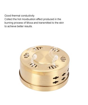 Natudeco Pure Copper Moxa Box - Moxibustion Treatment Therapy for Home & Salon | High Thermal Conductivity Moxa Stick Holder - Buy Online on GoSupps.com