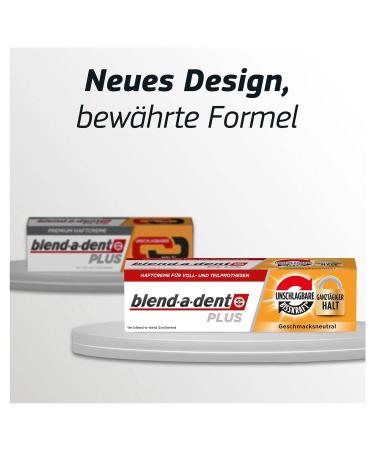 Buy 10x 40g Blend-a-Dent PLUS Premium Tasteless Adhesive Cream - Duokraft | International Shipping Available - Buy Online on GoSupps.com