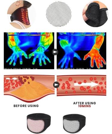  Rheross Tourmaline Acupressure SelfHeating Shaping Adjustable Arm Trimmers Thigh Trimmers for Weight Loss and Cellulite Red - Buy Online on GoSupps.com