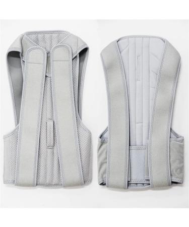 Posture Corrector Back Brace - Adjustable Clavicle Support for Hunching & Slouching - 2XL Gray - Buy Online on GoSupps.com