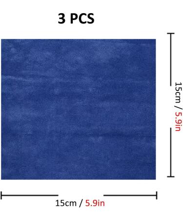 DIY Shoe Heel Repair Patch - Self-Adhesive Durable Soft - 3 pcs Blue for Sports Shoes Leather Shoes & High Heels - 5.9x5.9in - Buy Online on GoSupps.com