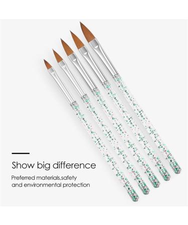 Nail Extension DIY Crystal Handle Manicure Tool - 5pcs Set for Perfect Nails | International Shipping - Buy Online on GoSupps.com