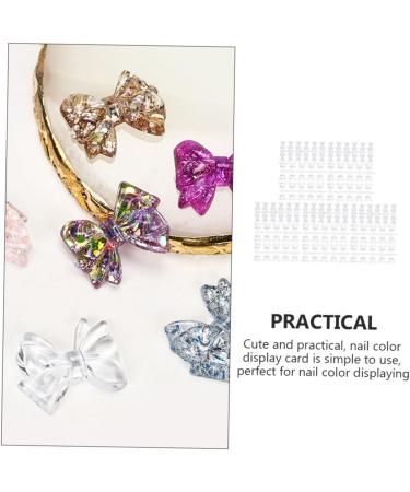 minkissy 3 Para U as Nail Nail Polish Tools Nail Color Nail Color Display Bow Nail Color Display Tool Play Board Sample Bear Japanese - Buy Online on GoSupps.com