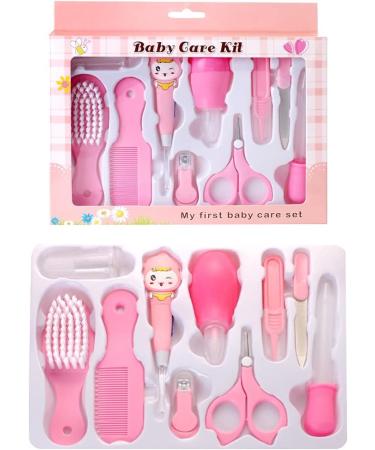 RoseFlower Baby Healthcare and Grooming Kit - 9 in 1 Newborn Nursery Care Set for Infant Boys Girls - Buy Online on GoSupps.com