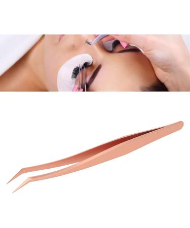 Sonew Eyelash Tweezers Stainless Steel Ergonomic Extension Tool for Eyelashes and Makeup Precision Clamping Rose Gold (Short Oblique Tweezer) Sonewz8a6i5ospc-12 - Buy Online on GoSupps.com