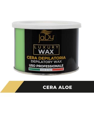 JaDy Hair Removal Wax Aloe Vera Professional use Gentle for sensitive skin Enveloping scent Made in Italy 400 ml green Luxury Wax 1 - Buy Online on GoSupps.com