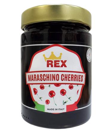 REX Gourmet Cocktail Italian Maraschino Cherries, 14.1 Ounce - Buy Online on GoSupps.com