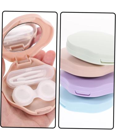 Buy HOMSFOU 4-Box Colored Tool Set for Inserting Mini Contact Lenses | Case Mirror & Foil Containers - International Shipping Available - Buy Online on GoSupps.com