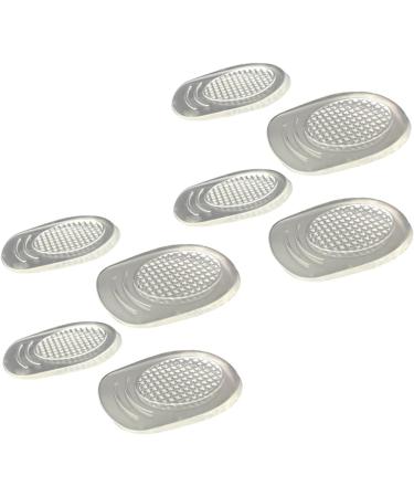 NOLITOY 8 Pairs Silicone Insoles Heel Lift Cushion | Orthotic Support & Invisible Comfort for Plantar Relief - Buy Online on GoSupps.com