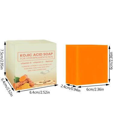 3pcs Organic Turmericsoap For Darkspots Turmericsoap For Skin Brightening And Clearing Formula Natural Turmericsoap Bar mzq252 (Orange One Size) 1 count (Pack of 1) Orange - Buy Online on GoSupps.com