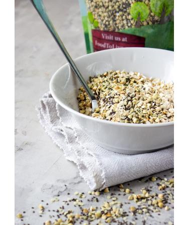 Organic Superfood Cereal Topper 5 lbs with Non-GMO Hemp, Chia & Buckwheat Seeds - Vegan, Kosher, Omega-3 & Fiber-Rich - Buy Online on GoSupps.com