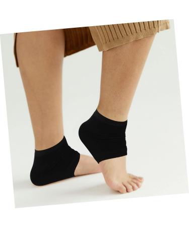 Ipetboom 10 Pairs Silicone Heel Socks Heel Spa Socks Comfortable Foot Sleeves Cracked Foot Care Socks Moisturizing Heel Sleeves Breathable Heel Sleeves Heel Gel Cups Winter Items Elasticity - Buy Online on GoSupps.com