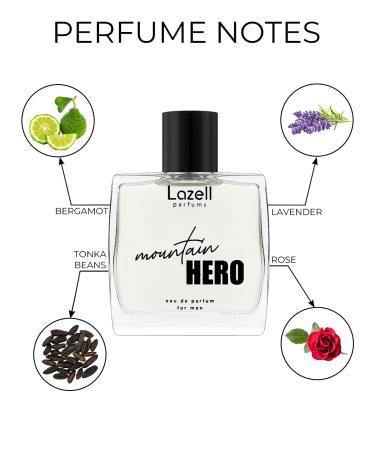 Lazell Mountain Hero for Men Perfume | Impression by Mont. Legend | Eau De Parfum 3.4 Fl Oz | Citrus Woody Fragrance | European oncentrated Scent Lasts 6-9 Hours - Buy Online on GoSupps.com