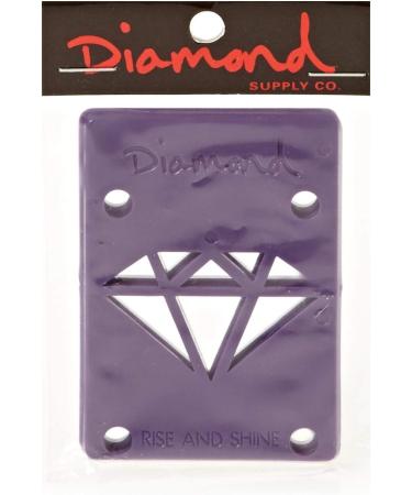 Diamond Supply Co Rise and Shine Skateboard Risers - Purple | One Size - Buy Online on GoSupps.com