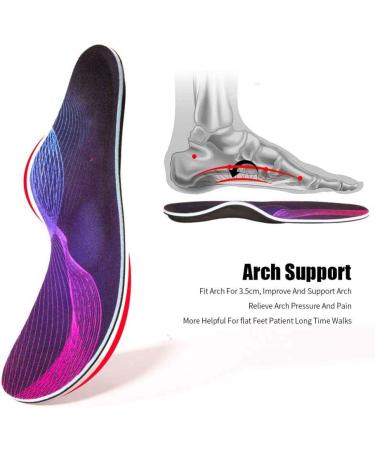 Orthopedic Insoles for Flat Feet - Arch Support for Men & Women Plantar Fasciitis Shoe Pads 3.5CM Height Insoles - Buy Online on GoSupps.com