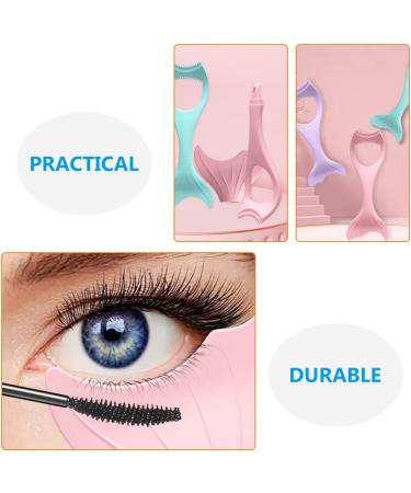 Mascara Brush Eyelash Applicator Tool Silicone Eyeliner Aid Tools Lipstick Wearing Aid Eyelash Shield Applicator Eyeliner Shield Professional Eyeliner Aid Miss Silica Gel Girl Pads - Buy Online on GoSupps.com