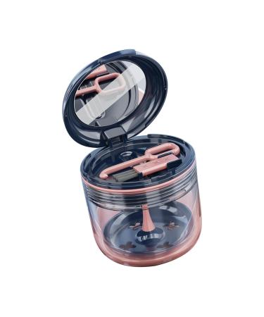 KUFOO aligner-etui dustproof prosthesis case pp excellent sealing good protection with a brush for outdoor area (jewelry blue)