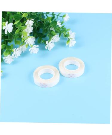 Housoutil 2 Rolls Adhesive Hair Extensions Tape in Human Hair Extensions Front Lace Toupee Tape Extention Tape for Wig Tape on Extensions Wig Tape White Extension Belt Double Sided Size 1 White - Buy Online on GoSupps.com