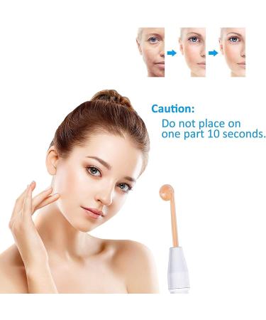 Portable High Frequency Facial Machine with 4 Glass Tubes - Handheld Home Face Skin Wand - Buy Online on GoSupps.com