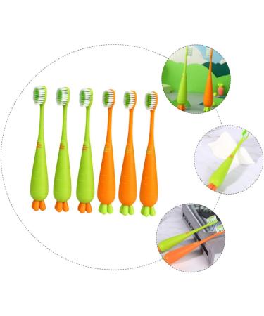 Gleavi 6th Carrot Manual Toothbrush for Kids - Fun Character Design for Toddlers & Babies Ideal for Pets - Buy in Bulk! - Buy Online on GoSupps.com