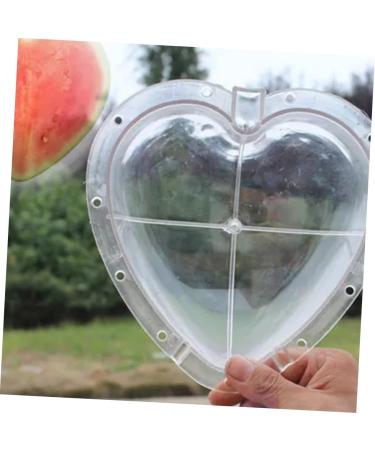 HOMSFOU Fruit Shaping Molds Vegetables Transparent Strawberry Forming Shaping Mould Garden Shaping Molds Fruit Watermelon Moss 17x17cm Transparent - Buy Online on GoSupps.com
