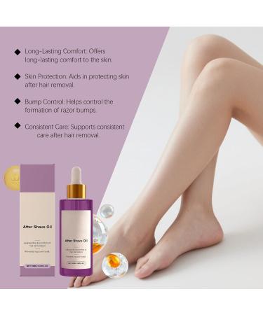  Raevior Women's After Shave Oil Gentle After-Hair Removal Care Smooth and Hydrated Skin Helps Prevent Ingrown Hairs & Dryness Soothing Shaving Oil for Women Daily Moisturizing Care (4 pcs) - Buy Online on GoSupps.com