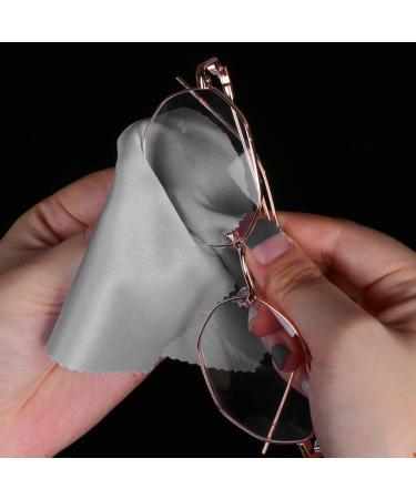Buy 50pcs Microfiber Cleaning Cloth Set - Eyeglasses & Mobile Phone Screen Cleaner Gentle Tarnish & Adhesive Remover - Ideal for Lenses & Glasses - Buy Online on GoSupps.com