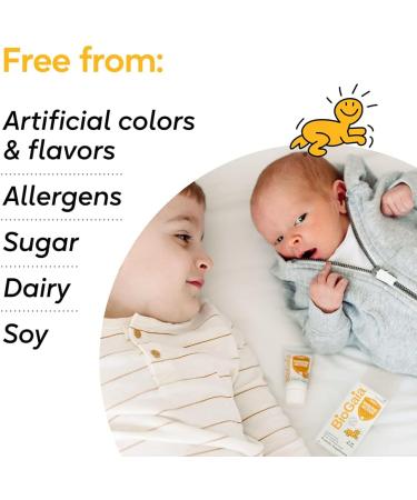 BioGaia Immune Active Baby Probiotic Drops with Vitamin D | Digestive & Immune Health for Babies & Toddlers | Pediatrician Trusted | Allergen-Free Dairy Soy & Gluten Free - 0.17 Fl Oz - Buy Online on GoSupps.com