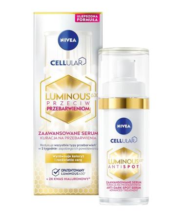 NIVEA Cellular Luminous630 Anti-Pigment Spot Intensive Serum (30 ml), Brightening Serum for an Even & Radiant Complexion, Face Care Against Pigment Spots.