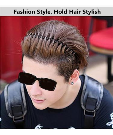 Black Wavy Metal Headband for Men and Women - Unisex Sports Hairband for Outdoor Activities - Buy Online on GoSupps.com