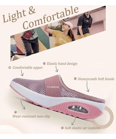 Orthopedic Air Cushion Shoes for Women - Slip-On Diabetic Walking Sandals | EU 39 Dark Blue - Buy Online on GoSupps.com