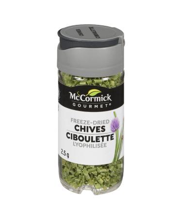 McCormick Gourmet New Bottle Premium Quality Natural Herbs & Spices Freeze-Dried Chives 2.5g