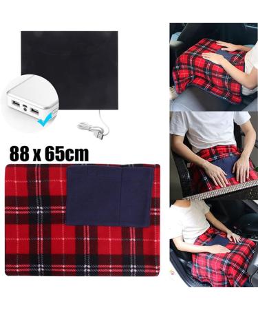 Topincn USB Heated Ceiling & Travel Blanket | Warm Car & Office Heating Solutions | Cozy Knee Pad & Carpet for Winter Comfort - Buy Online on GoSupps.com