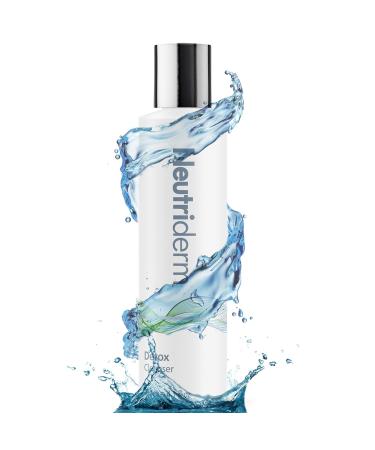 NEUTRIDERM Detox Cleanser Gentle Glycolic Face Wash and Exfoliating Gel Cleanser for Clear Brighter-Looking Skin Ideal for Oily or Combination Skin 120 mL / 4.1 fl oz - Buy Online on GoSupps.com