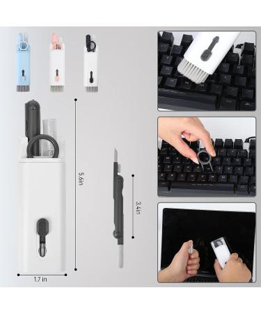 7-in-1 Electronic Cleaner Kit - Portable Cleaning for Airpods, Laptop, Keyboard - Light Grey - Buy Online on GoSupps.com