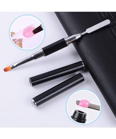 Dual-Ended Polygel Brush & Picker | 2-in-1 Nail Tool for Gel Manicure & Acrylic Extensions - Buy Online on GoSupps.com